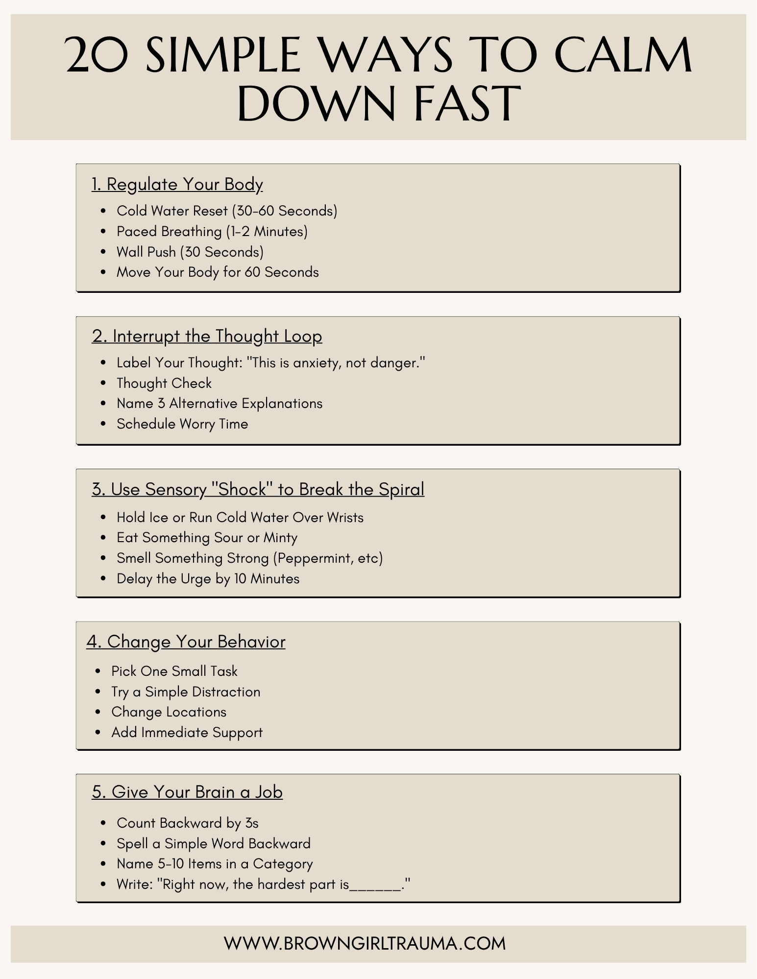 How to Reduce Anxiety Immediately: 20 Simple Ways to Calm Down Fast ...