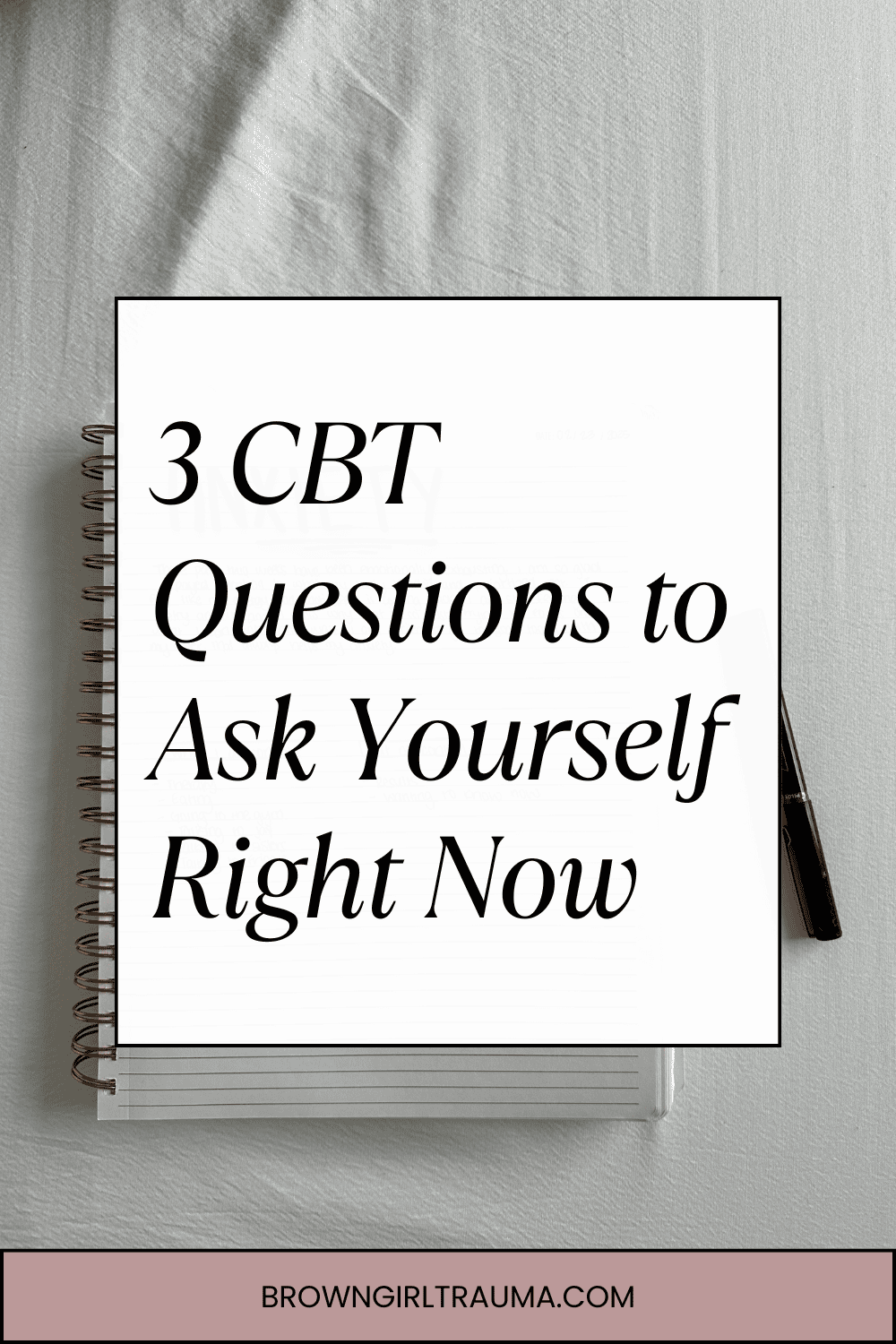 cbt questions to ask yourself