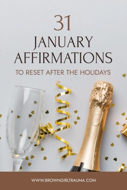 January affirmations 