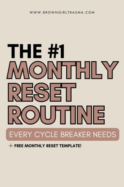 monthly reset