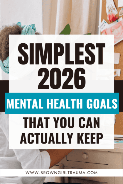 mental health goals ideas