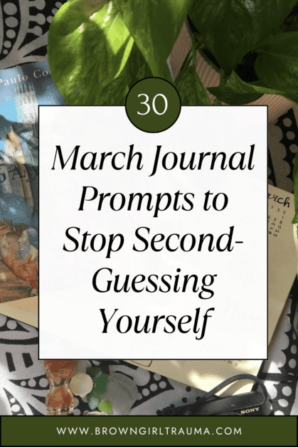 march journal prompts