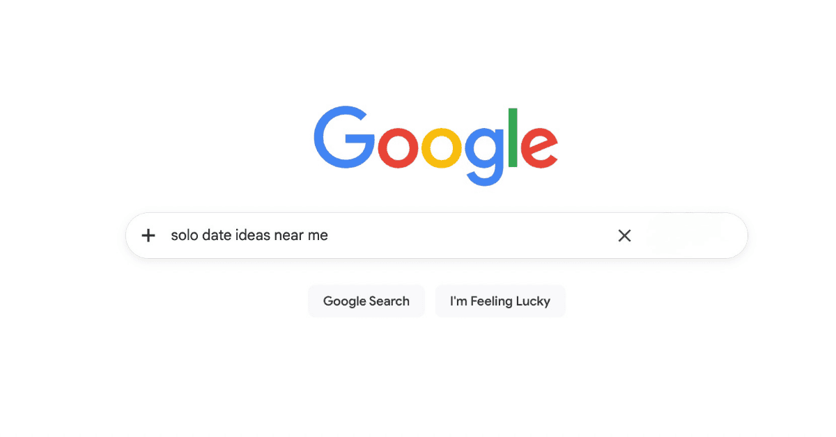 solo date ideas near me