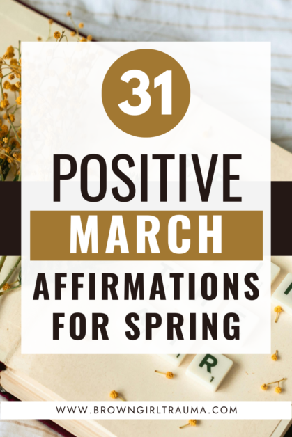 march affirmations