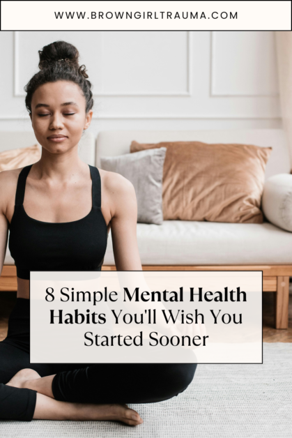 mental health habits