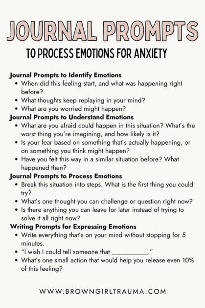 journal prompts to process emotions