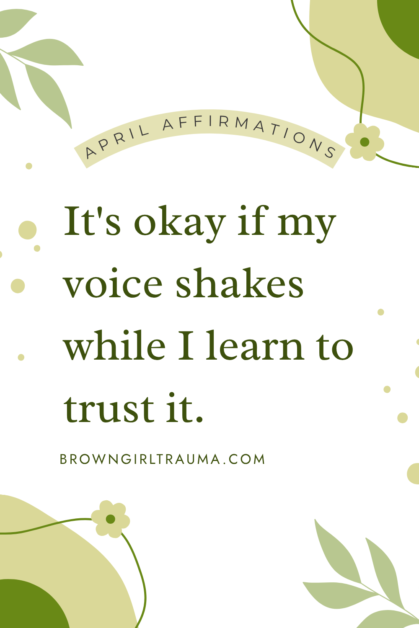april affirmations