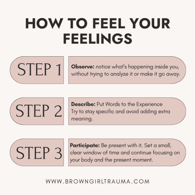 feel your feelings