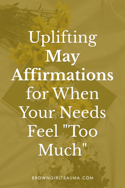 month of may affirmations