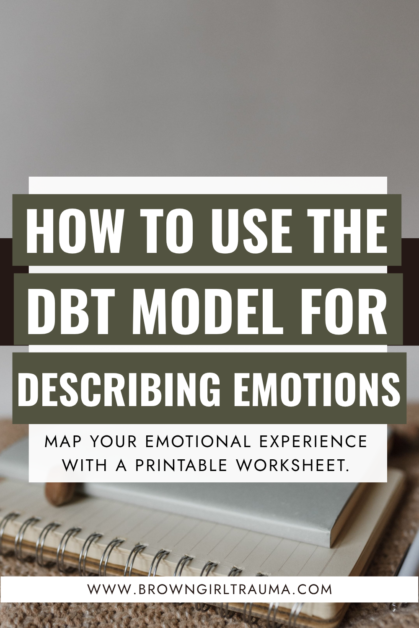 dbt model for describing emotions