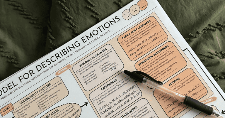 dbt model for describing emotions